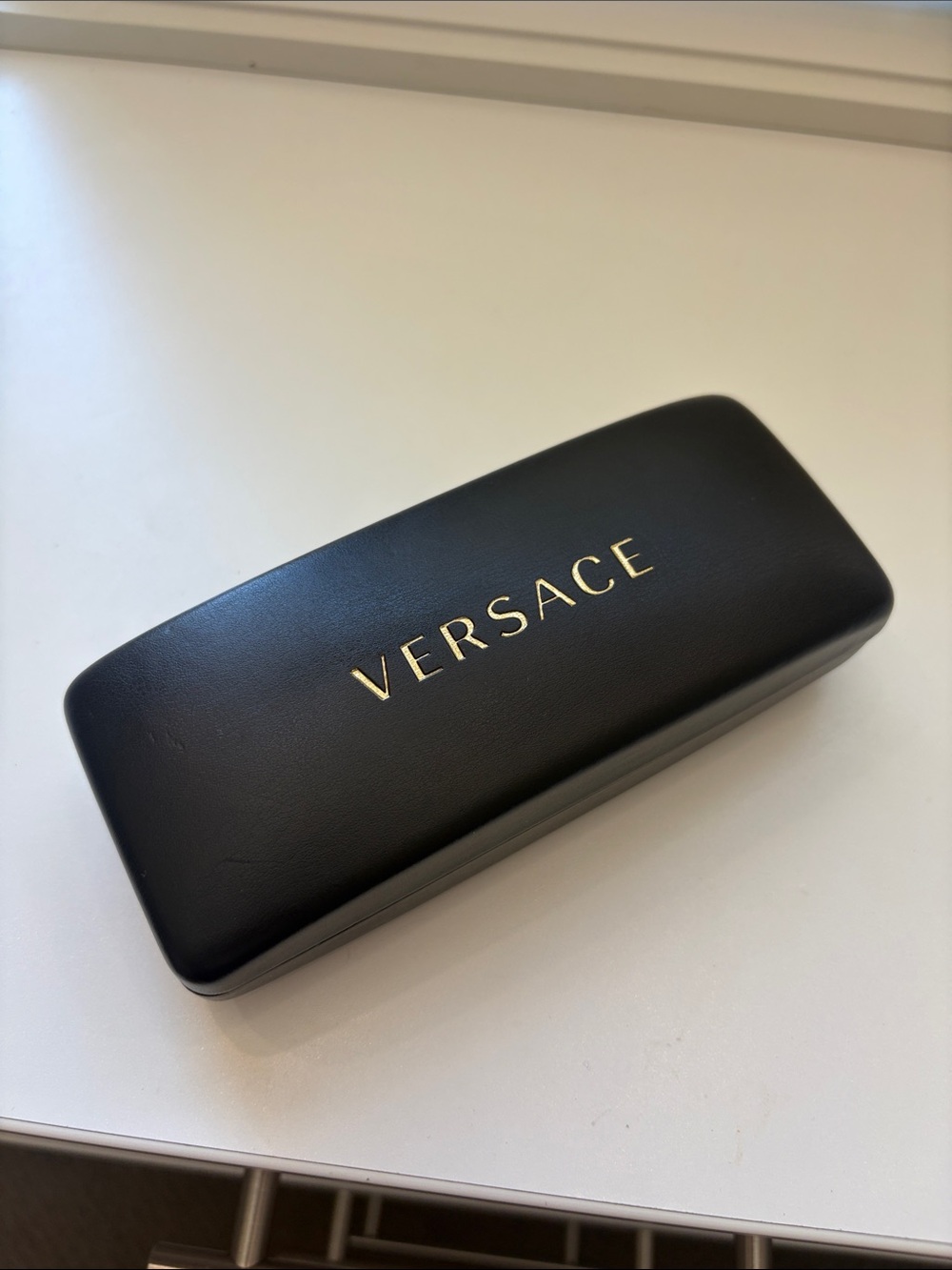 Versace Black and Gold Eyewear Case